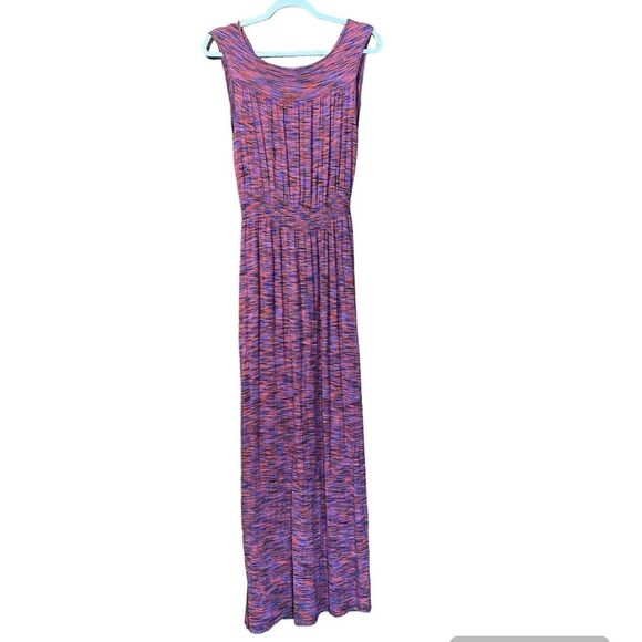 Spense Sleeveless Maxi Dress Cinched Braided Waist Faux Wrap Women's Size Medium - Picture 10 of 12